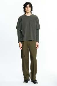 S4 25: LAYER LS T-SHIRT - CHARCOAL