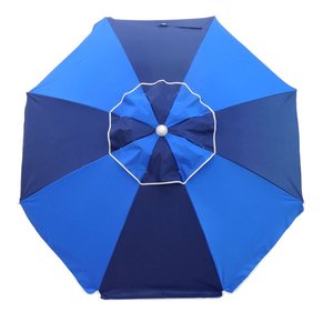 Beach Umbrellas: FIESTA - Navy/Royal Panel 185cm beach umbrella