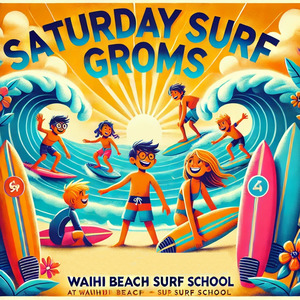 Products: SATURDAY SURF GROMS - Waihi Beach Surf School