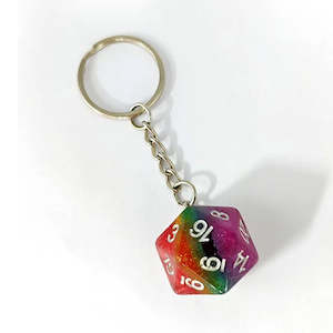 D20 Dice Keyrings: D20 Keyring