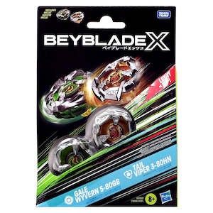 Beyblade X - Dual Pack - Gale Wyvern 5-80GB & Tail Viper 3-80HN