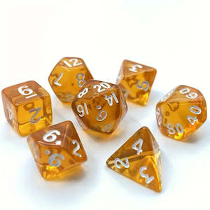 Acrylic Dice: Confusion Drops - Mini Polyhedral Dice Set