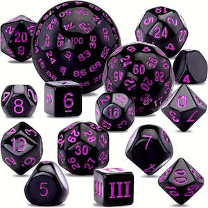 14 Piece Dice Sets: Eldritch Command - 15 Piece Dice Set