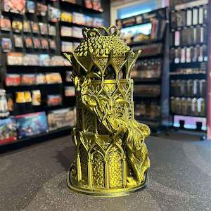 Dice Towers: 3D Printed Dice Tower - Druids Tower (Green/Black)