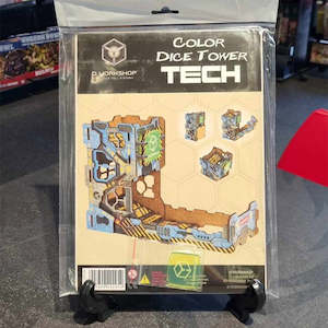 Dice Towers: Q Workshop Tech Dice Tower (Precoloured)