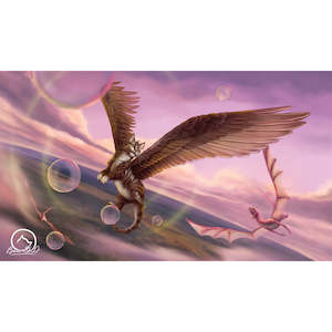 Magic The Gathering Christmas Gifts: Bea DnD Games Playmat - Beatrice The Cat Dragon