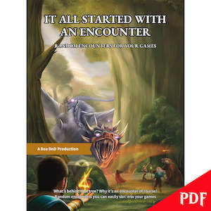 Kiwi Rpgs: It All Started With An Encounter - 300 Encounters For Your Games - The PDF | Bea DnD Games