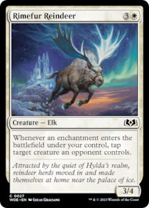 The Wilds Of Eldraine: Rimefur Reindeer [Wilds of Eldraine]