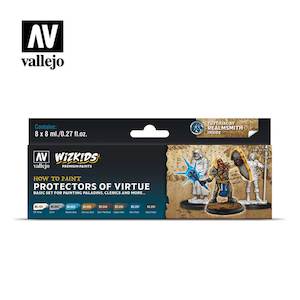 Protectors of Virtue Wizkids Premium Paint Set by Vallejo