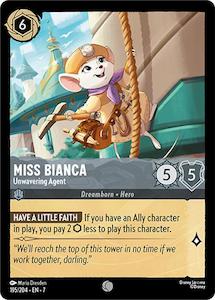 Disney Lorcana Singles: Miss Bianca - Unwavering Agent (195/204) [Archazia's Island]