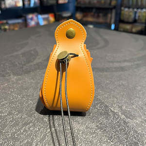 The Prepared Adventurer - 2-in-1 Drawstring Leather Dice Bag & Dice Tray