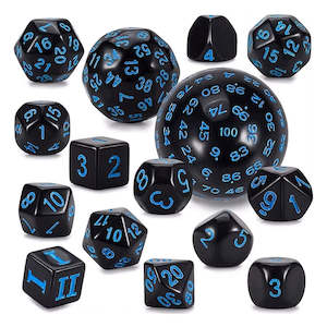 14 Piece Dice Sets: Twilight Bounty - 15 Piece Dice Set