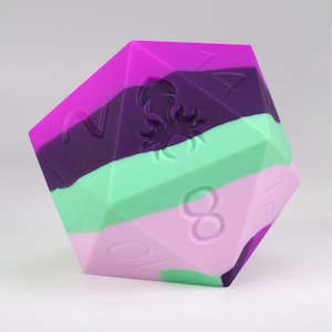 Individual Dice: Dragon: 50mm Silicone D20 by Kraken Dice