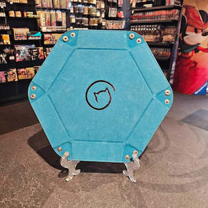 Bea Games Hexagon Dice Tray - Light Blue