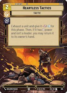 Heartless Tactics (928) (Hyperspace Foil) (928) [Jump to Lightspeed]