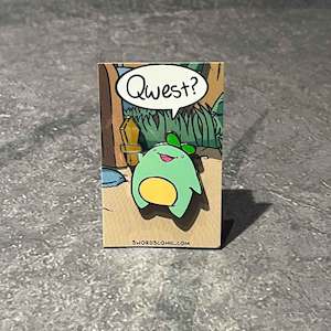 Collectables: Swords Comics Enamel Pin - Qwest Sprout