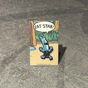 Swords Comics Enamel Pin - Cutbert