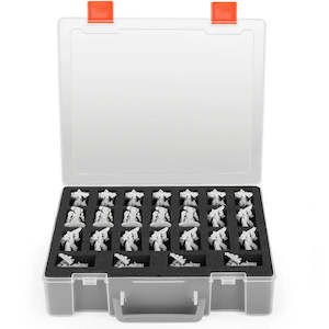 Miniatures: 50 Slot Protective Miniatures Case - Transparent