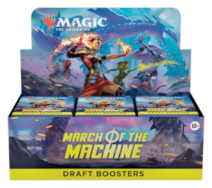 Magic The Gathering Sealed Product: Magic: The Gathering - March of the Machine Draft Booster Box
