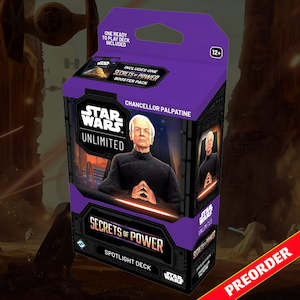 Other Tcgs: Star Wars Unlimited: Secrets of Power Spotlight Deck - Chancellor Palpatine *Preorder*