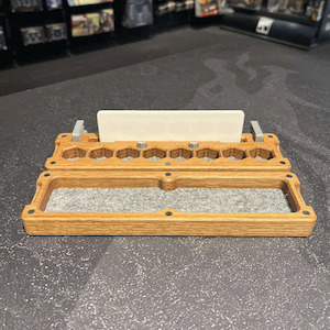 Dice Accessories Dice Bags Cases Trays And Towers: Devon Player Vault (Oak) - Small - Cold Robot Design