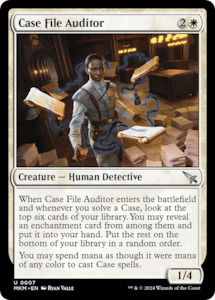 Case File Auditor (Black) [Murders at Karlov Manor]