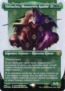 Vorinclex, Monstrous Raider (Borderless Concept Praetors Step-and-Compleat Foil)&hellip;