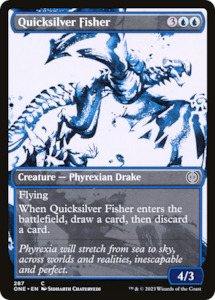 Phyrexia All Will Be One: Quicksilver Fisher (Showcase Ichor) [Phyrexia: All Will Be One]