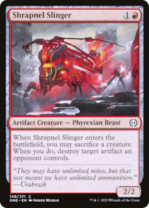 Shrapnel Slinger [Phyrexia: All Will Be One]
