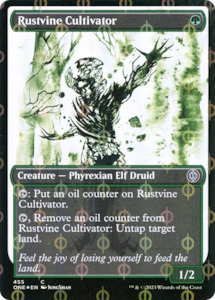 Phyrexia All Will Be One: Rustvine Cultivator (Showcase Ichor Step-and-Compleat Foil) [Phyrexia: All Will Be One]