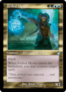 Ravnica Remastered: Frilled Mystic (Retro Frame) [Ravnica Remastered]