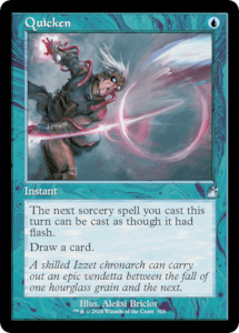 Ravnica Remastered: Quicken (Retro Frame) [Ravnica Remastered]