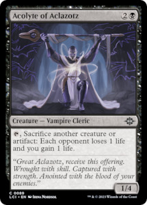 The Lost Caverns Of Ixalan: Acolyte of Aclazotz [The Lost Caverns of Ixalan]