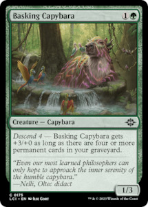 The Lost Caverns Of Ixalan: Basking Capybara [The Lost Caverns of Ixalan]