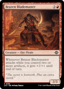 Brazen Blademaster [The Lost Caverns of Ixalan]