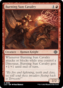 The Lost Caverns Of Ixalan: Burning Sun Cavalry [The Lost Caverns of Ixalan]