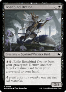 Bloomburrow: Bonebind Orator [Bloomburrow]
