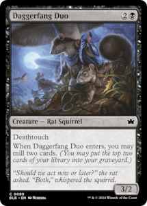 Bloomburrow: Daggerfang Duo [Bloomburrow]