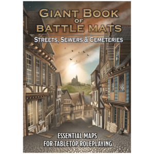 Dungeons And Dragons: Giant Book of Battle Mats - Streets, Sewers & Cemeteries
