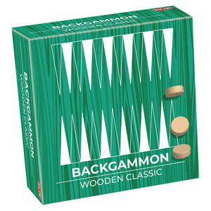 Wooden Classic Backgammon Set - Travel Size