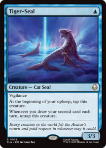 Magic The Gathering 1 Rares: Tiger-Seal [Avatar: The Last Airbender]