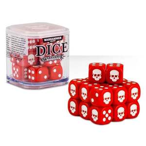 Dice: Games Workshop Citadel Dice Cube 12mm 20 Dice Set - Red