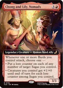 Magic The Gathering 1 Rares: Chong and Lily, Nomads (Extended Art) [Avatar: The Last Airbender: Eternal-Legal]