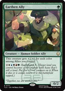 Magic The Gathering 1 Rares: Earthen Ally [Avatar: The Last Airbender]