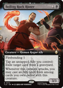 Boiling Rock Rioter (Extended Art) [Avatar: The Last Airbender]