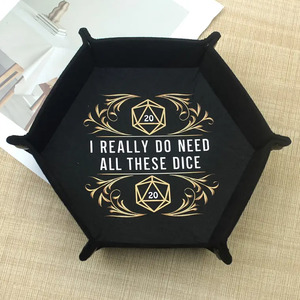 Dice Accessories: I Really Do Need All These Dice - Folding Dice Tray