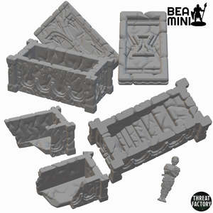 Sarcophagus | BeaMini Unpainted RPG Miniatures