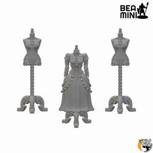 Beamini Rpg Miniatures: Mannequins | BeaMini Unpainted RPG Miniatures