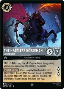 Disney Lorcana Singles: The Headless Horseman - Cursed Rider (174/204) [Whispers in the Well]