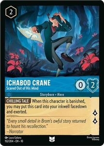 Disney Lorcana Singles: Ichabod Crane - Scared Out of His Mind (152/204) [Whispers in the Well]
